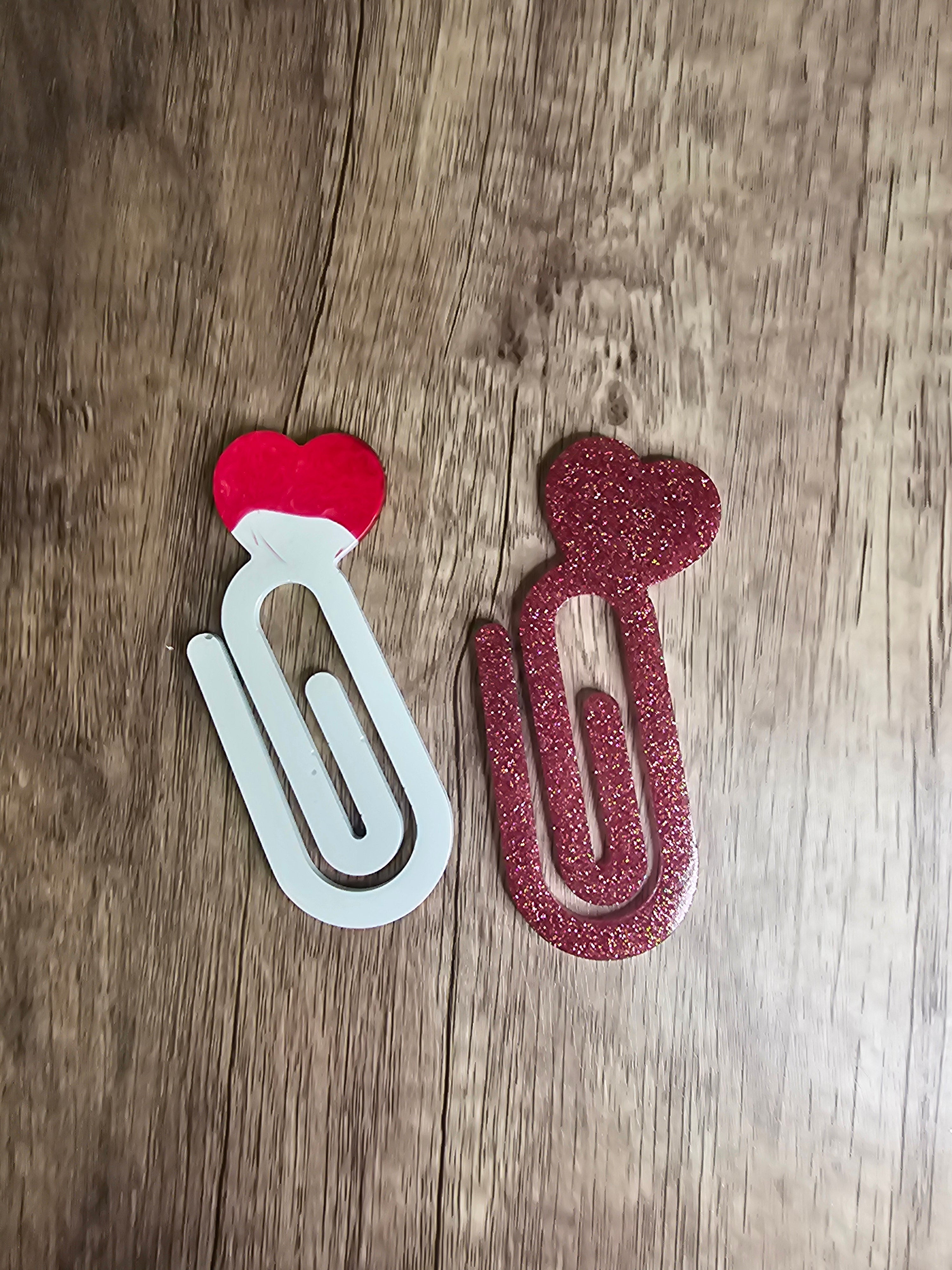 Resin Paperclip Bookmarks